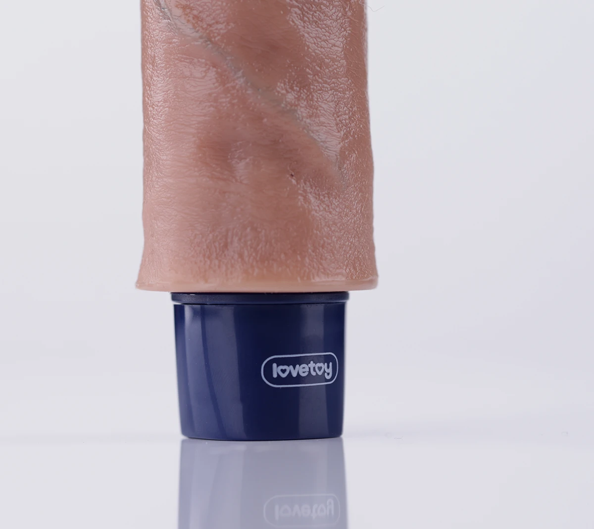 Dương vật giả Lovetoy Softee Real 9 inch gân guốc 10 chế độ rung