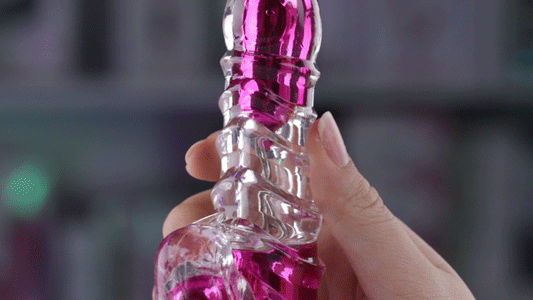 Dương vật giả xoắn rung ngoáy massage kích thích cực phê