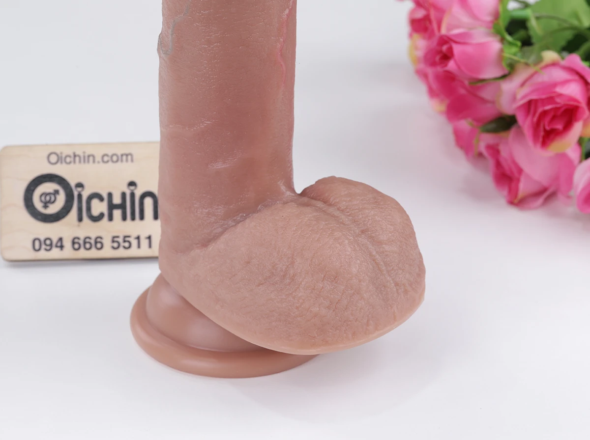 Dương Vật Giả Lovetoy 8 Inch 2 Lớp Silicon Tự Nhiên Giống Thật