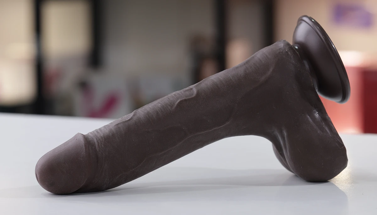 Dương vật giả Lovetoy 8.5 inch hai lớp màu đen cảm giác chân thực