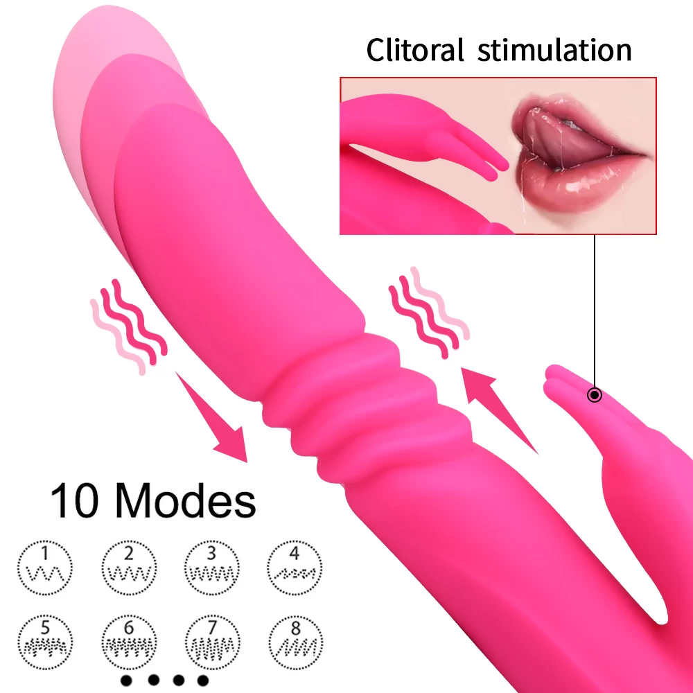 Dương vật Yeain Vibrating Spear rung xoay thụt toả nhiệt