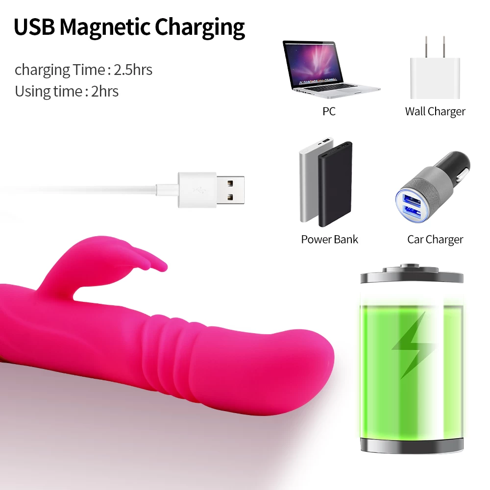 Dương vật Yeain Vibrating Spear rung xoay thụt toả nhiệt