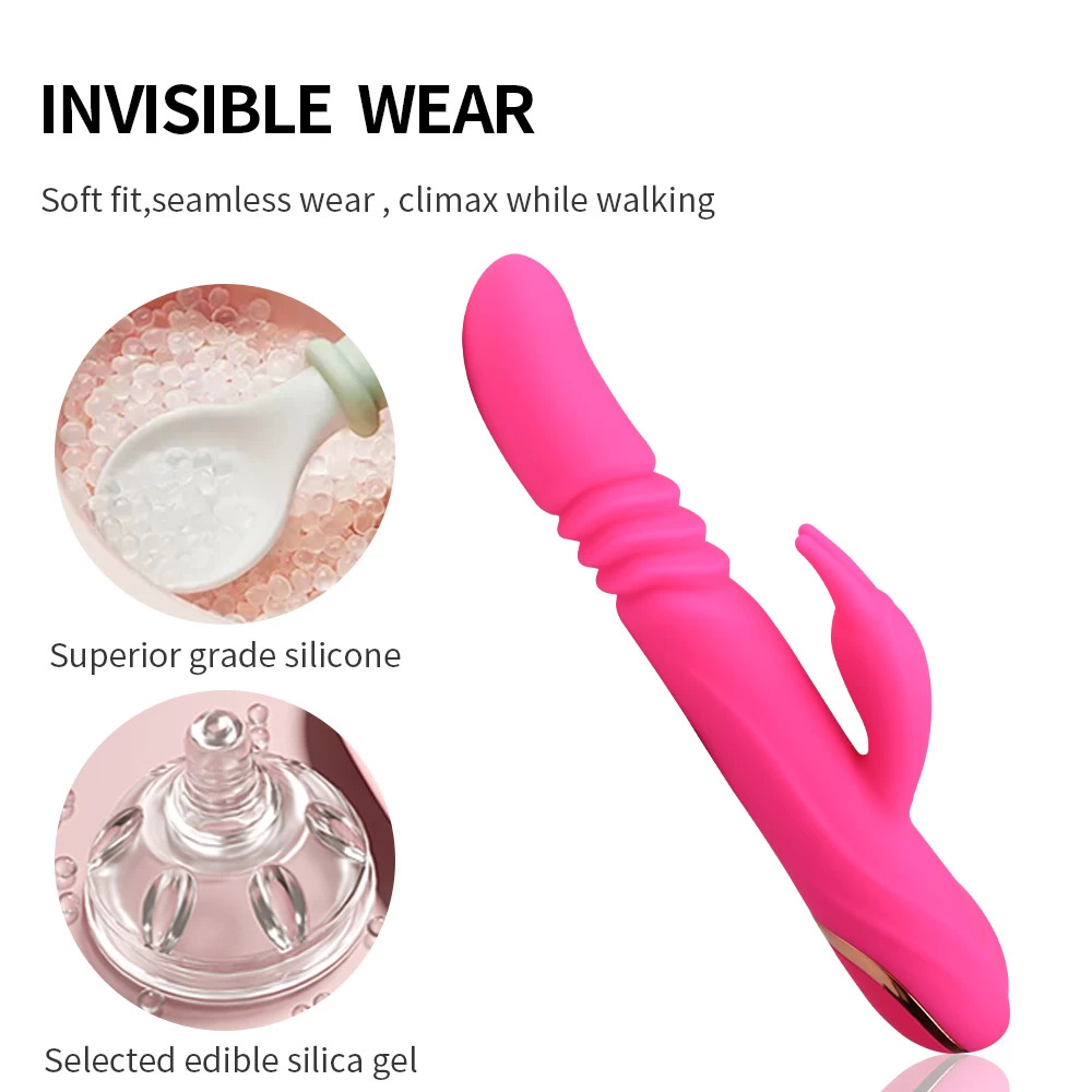 Dương vật Yeain Vibrating Spear rung xoay thụt toả nhiệt