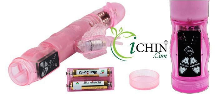 Butterfly Crazy Rabbit Tự Động Rung Xoay Thụt Nữ Thủ Dâm