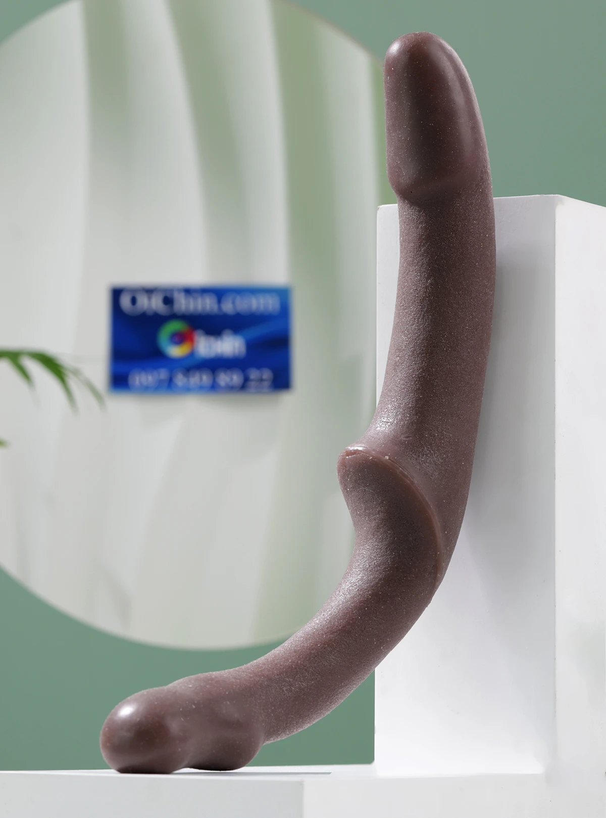 Cu giả Jiuai Utensils 2 đầu cho les, sextoy đôi kích thích cực đỉnh