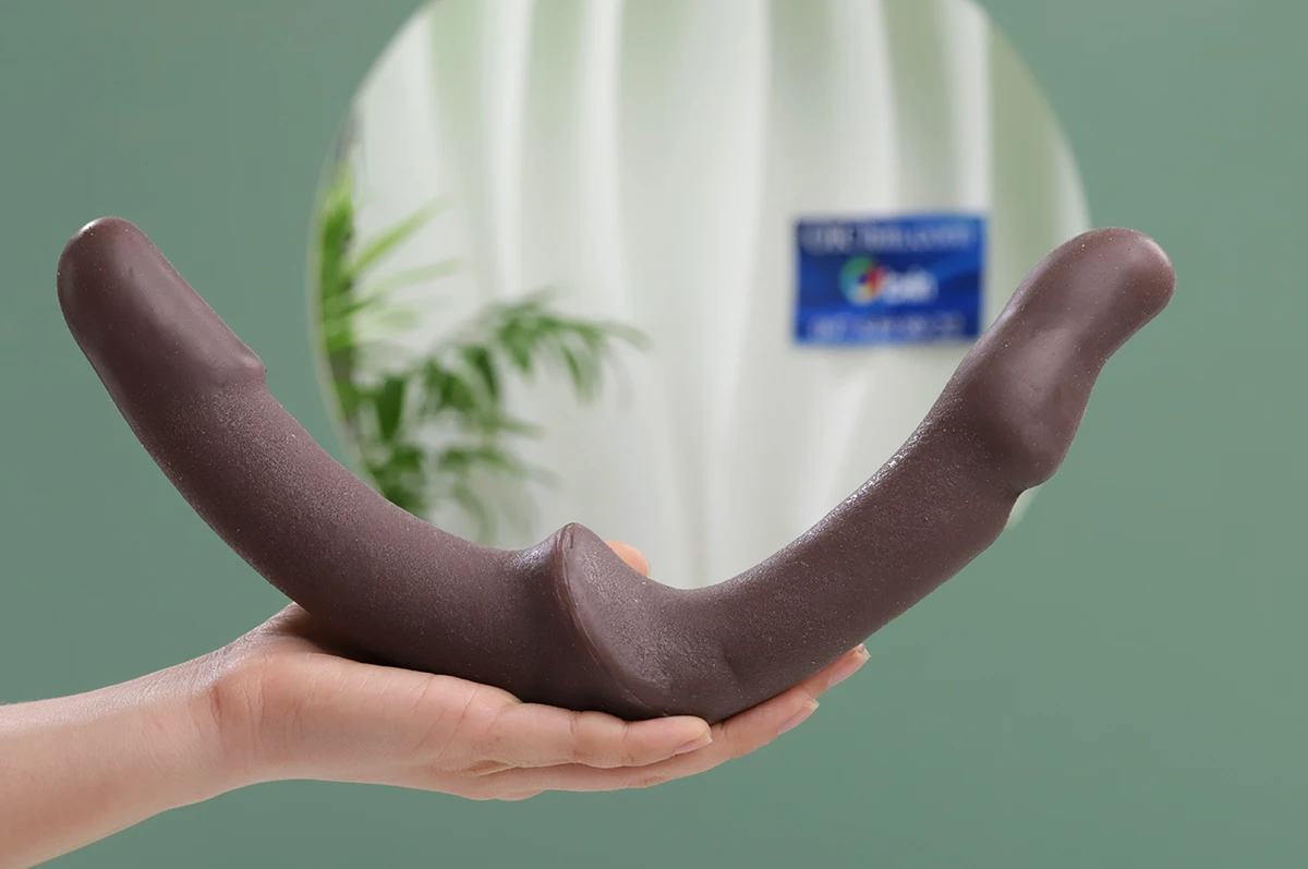 Cu giả Jiuai Utensils 2 đầu cho les, sextoy đôi kích thích cực đỉnh