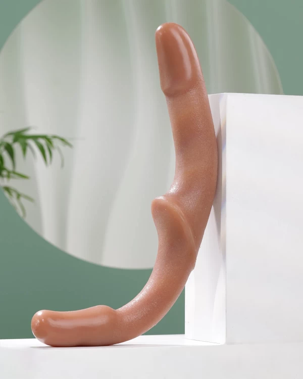 Cụ giả Jiuai Utensils 2 đầu sextoy cho cặp đôi les thân mật 