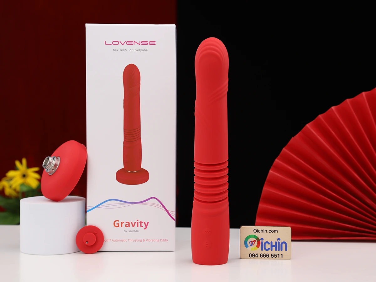 Lovense Gravity rung thụt đa chức năng App điều khiển gắn tường tiện lợi