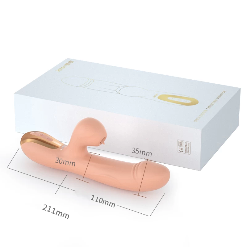 Leten Dream Thrusting Vibrator rung thụt kèm nhánh lưỡi rung