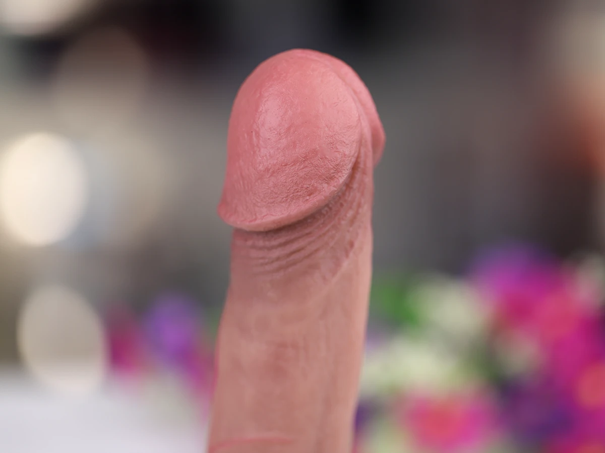 Cu giả Lovetoy 9 inch 2 lớp gân guốc đế hít tường cực thật dễ dùng