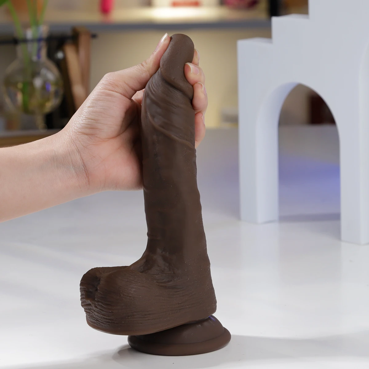 Dương vật giả Aiya rung thụt ngoáy 9 chế độ kích thích mạnh mẽ