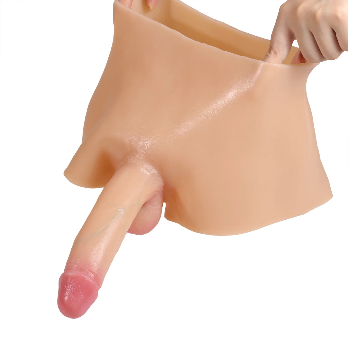 Dương vật giả liền quần Manmiao W20 mềm mại cho Les thủ dâm