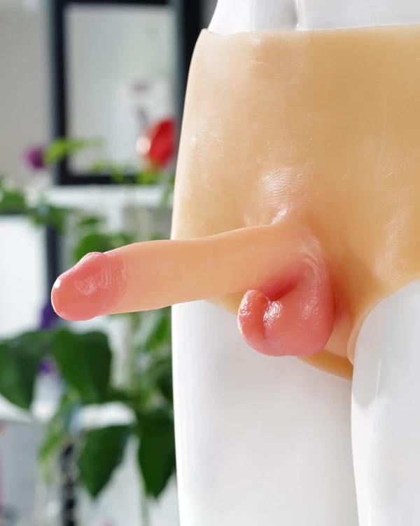 Dương vật giả liền quần Manmiao W20 mềm mại cho Les thủ dâm