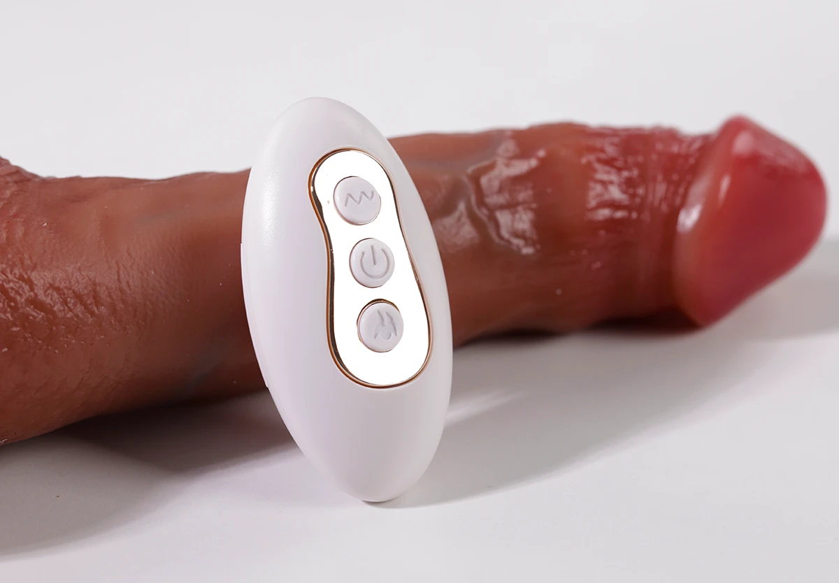 Dương vật giả Manmiao W18 đa năng rung thụt tỏa nhiệt remote hiện đại