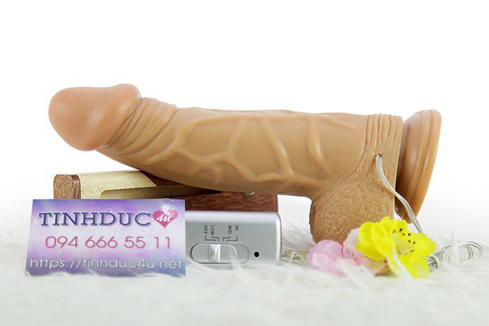 Lovetoy Real Extreme 5cm khủng gắn tường rung mạnh silicon cao cấp