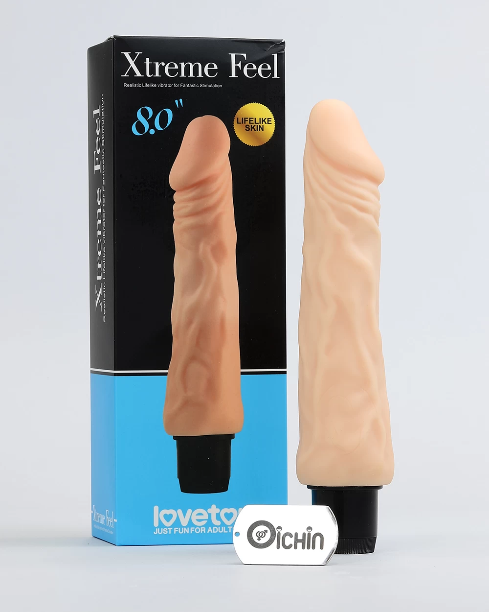 Lovetoy Realfeel 8 Inch Rung Mạnh Mẽ Silicone Mềm Mịn Hàng Chính Hãng Lovetoy Realfeel 8 Inch Rung Mạnh Mẽ Silicone Mềm Mịn Hàng Chính Hãng