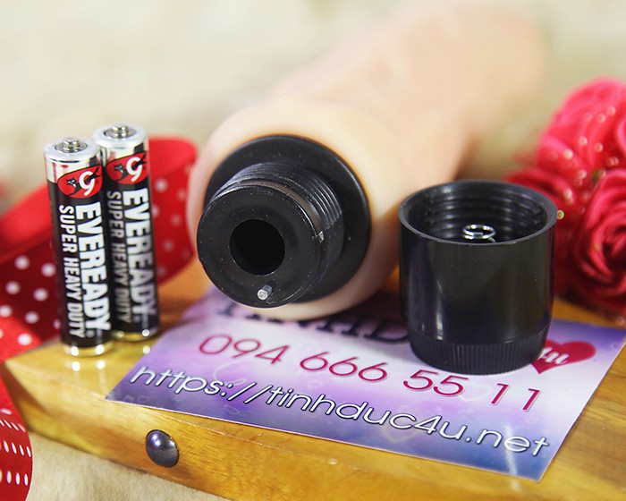 Lovetoy Realfeel 8 Inch Rung Mạnh Mẽ Silicone Mềm Mịn Hàng Chính Hãng