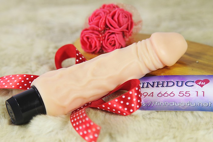 Lovetoy Realfeel 8 Inch Rung Mạnh Mẽ Silicone Mềm Mịn Hàng Chính Hãng