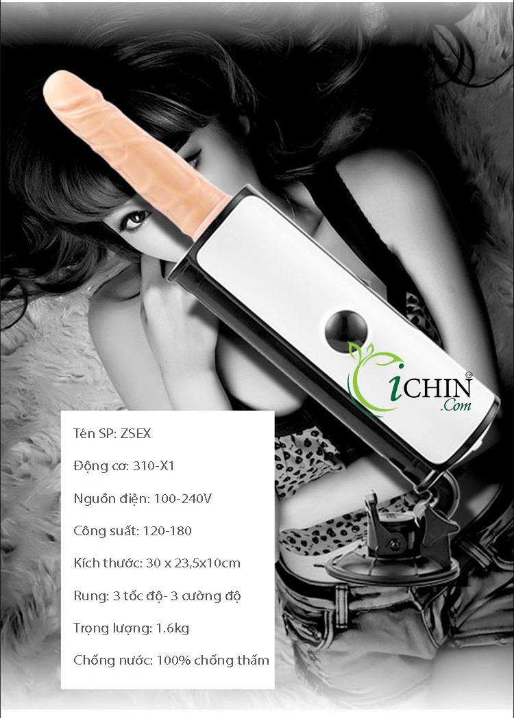 Máy thủ dâm tự động Zsex cho nữ điều khiển xa silicon mềm mại