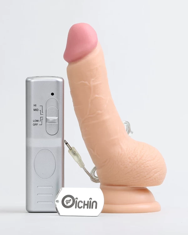 Lovetoy Real Extreme 7 inch có rung mạnh mẽ silicon mềm mại điều khiển từ xa