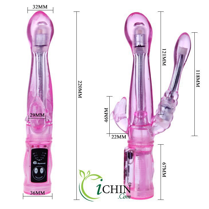 Lybaile Tease 3 đầu rung kích thích điểm G âm đạo hậu môn