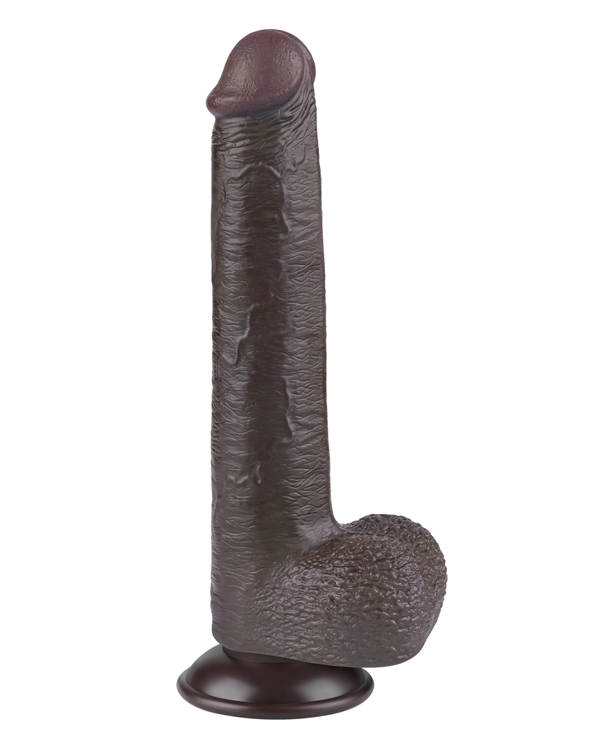 Lovetoy gắn tường 9 inch mềm mịn 2 lớp kéo trượt siêu thực