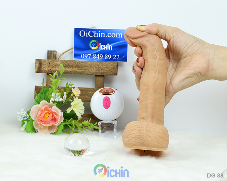 Dương vật giả rung thụt gắn tường YEAIN điều khiển từ xa tỏa nhiệt