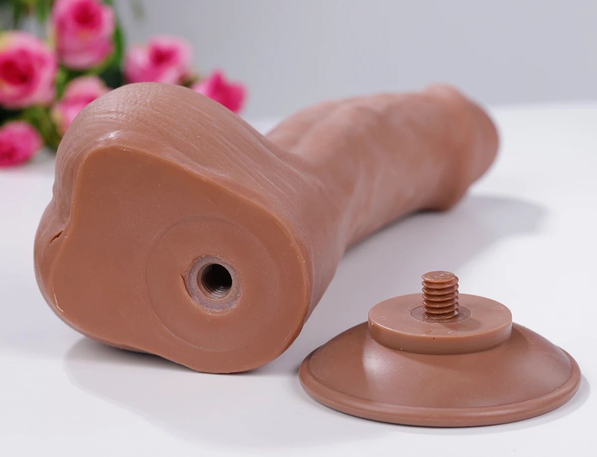 Lovetoy 11.5 Cu giả khủng trượt 2 lớp mềm mại thật Lovetoy 11.5 Cu giả khủng trượt 2 lớp mềm mại thật