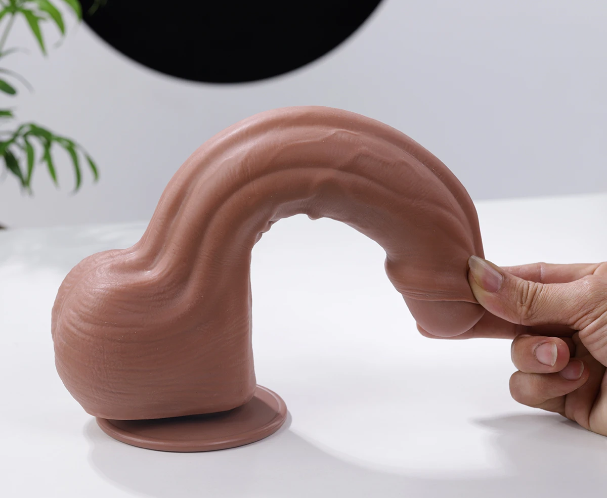 Lovetoy 11.5 Cu giả khủng trượt 2 lớp mềm mại thật Lovetoy 11.5 Cu giả khủng trượt 2 lớp mềm mại thật