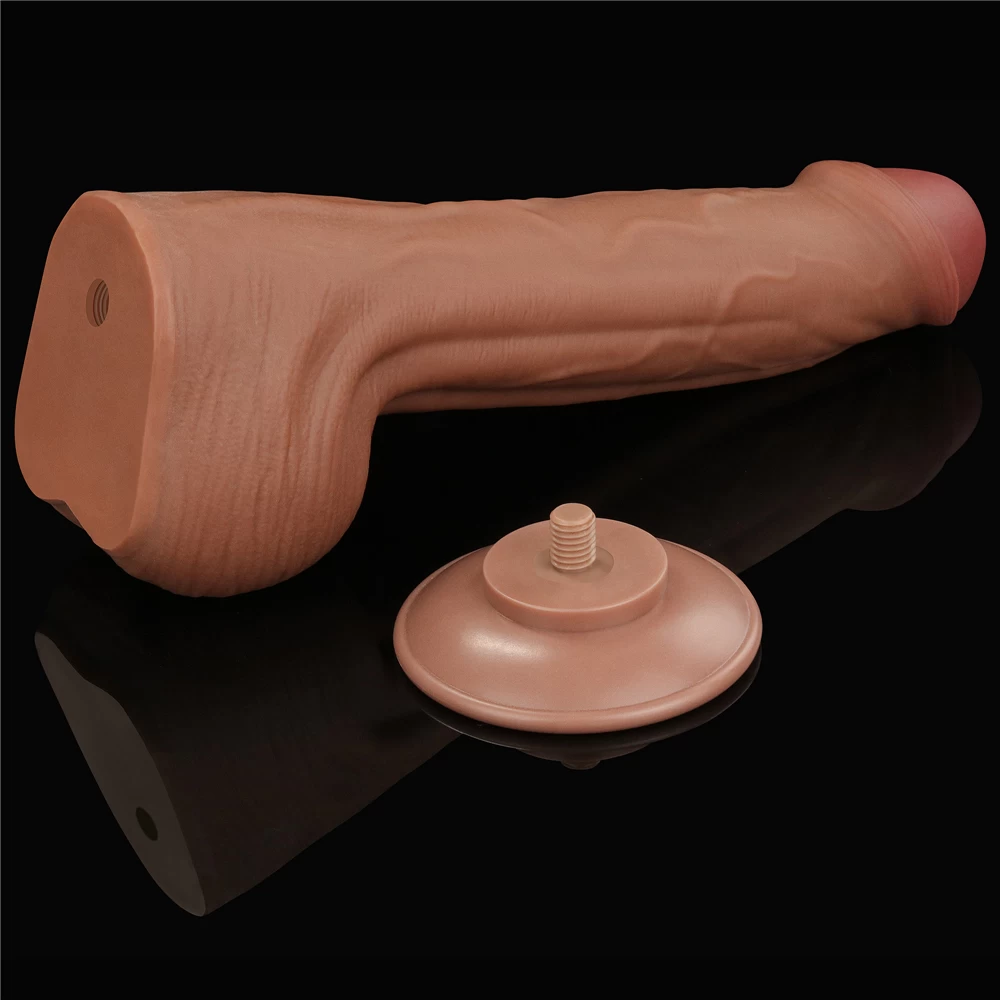 Cu giả Lovetoy 11.5 King Sized 2 lớp trượt da khủng kích thích cực đã