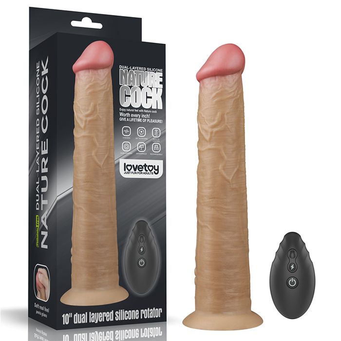 Lovetoy Platinum Rotator 10 inch dương vật giả hàng khủng
