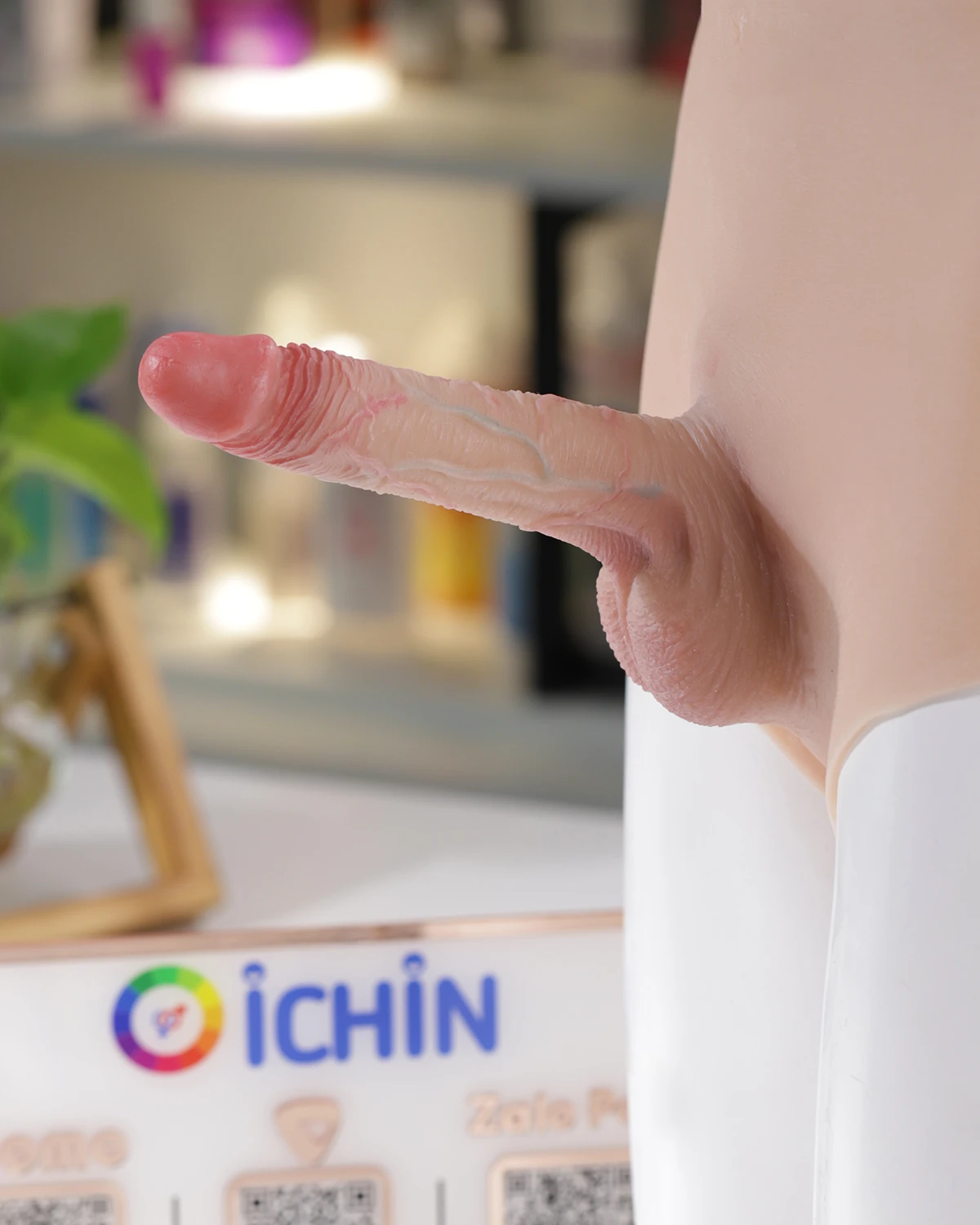 Quần silicone Jiuai 2 lớp đặc ruột gắn dương vật Lesbian đẹp