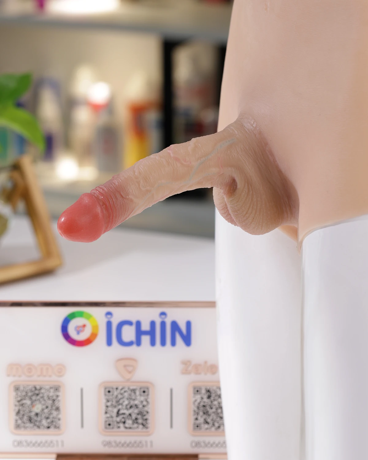 Quần silicone Jiuai 2 lớp đặc ruột gắn dương vật Lesbian đẹp