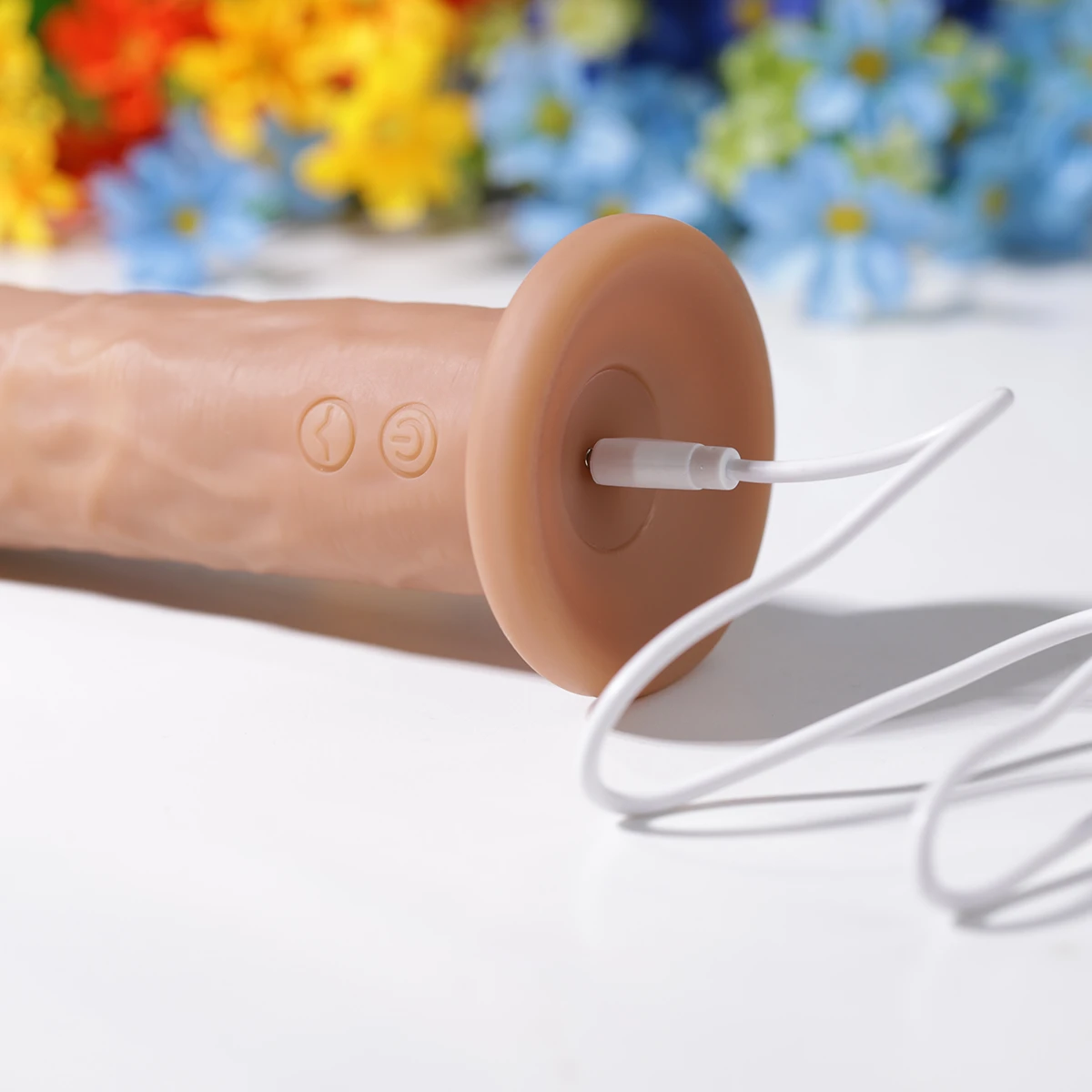 Dương vật giả rung va đập sưởi ấm cực khoái