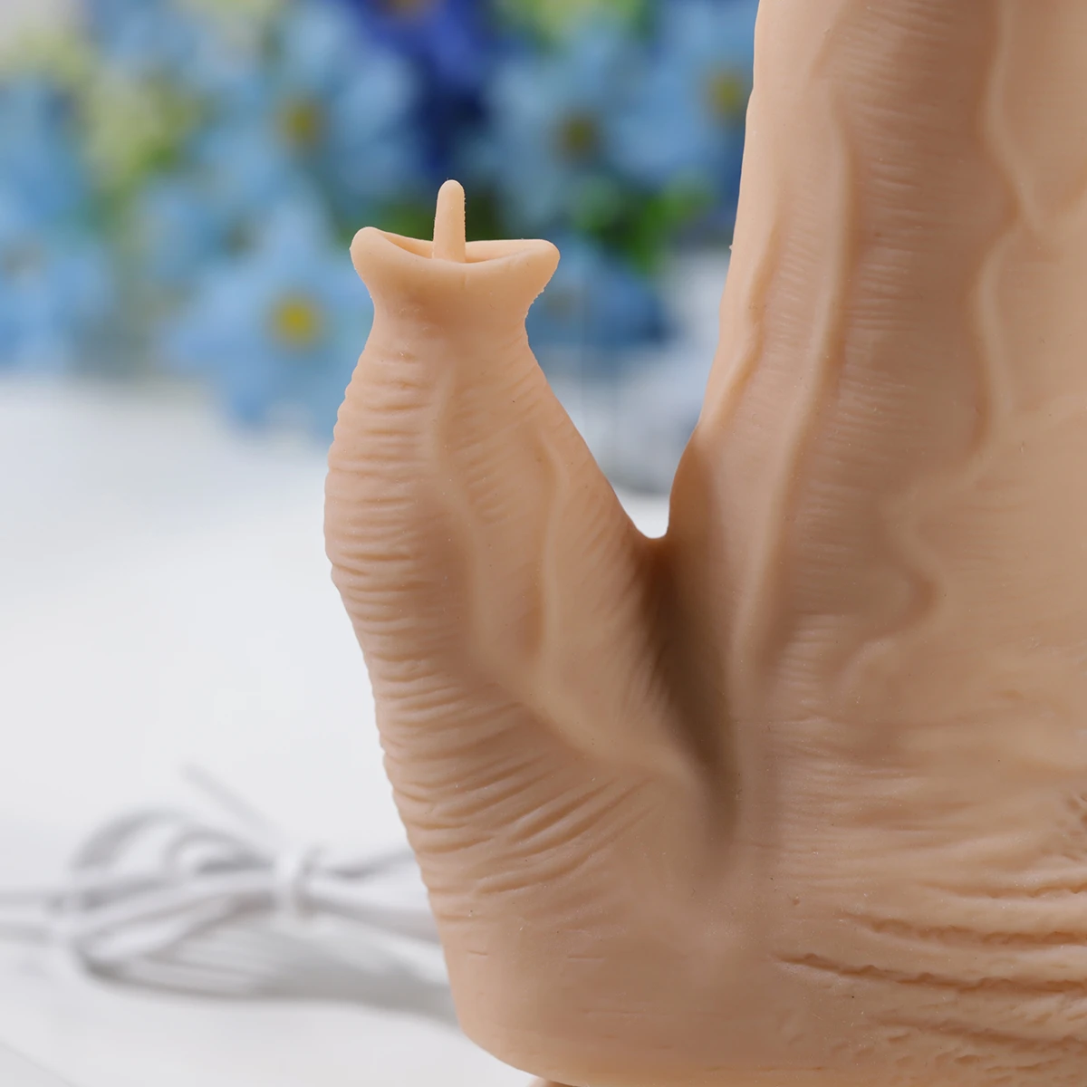 Weyes Fox D10 dương vật giả rung ngoáy thụt mềm ấm hấp dẫn