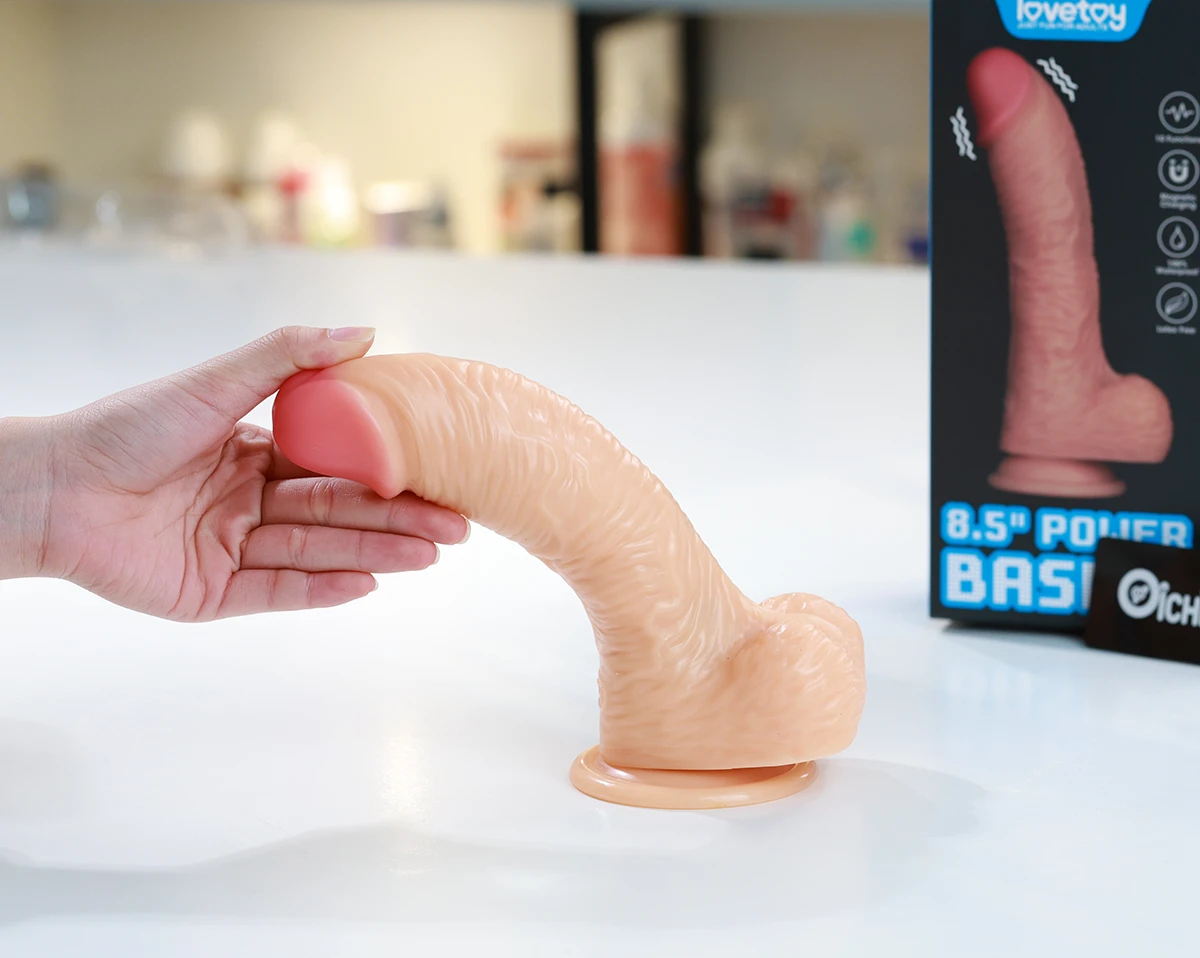 Dương Vật Giả 8.5 Inch 10 Chế Độ Rung Mạnh Mẽ Kích Thích Sâu