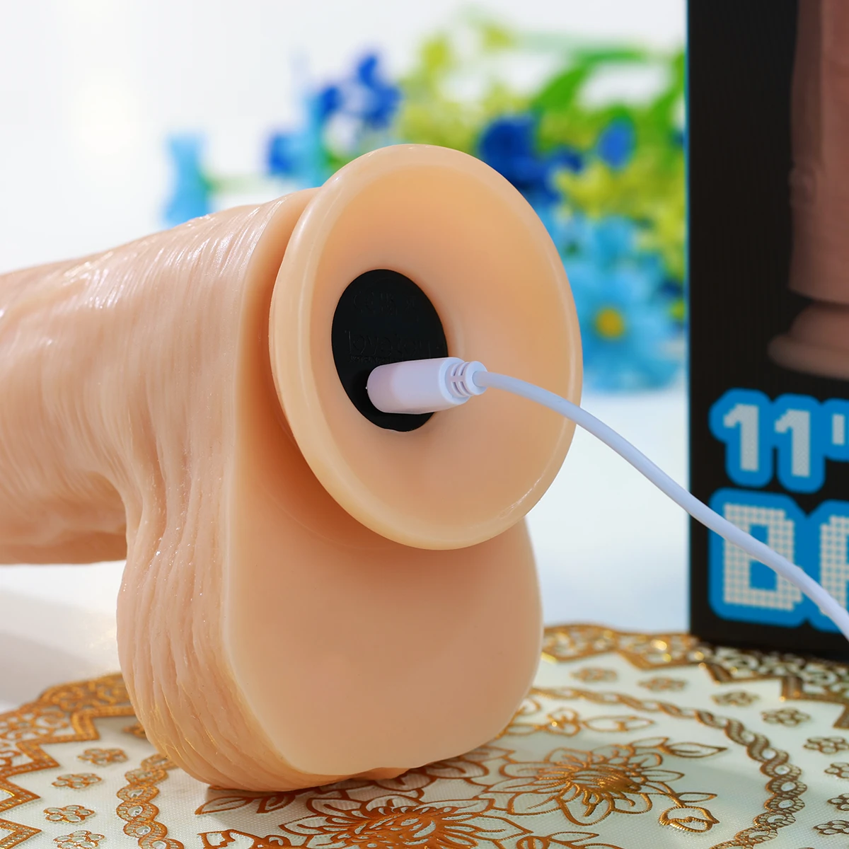 Cu giả kích thước lớn Lovetoy LV111207 11 inch rung đa chế độ cực đỉnh