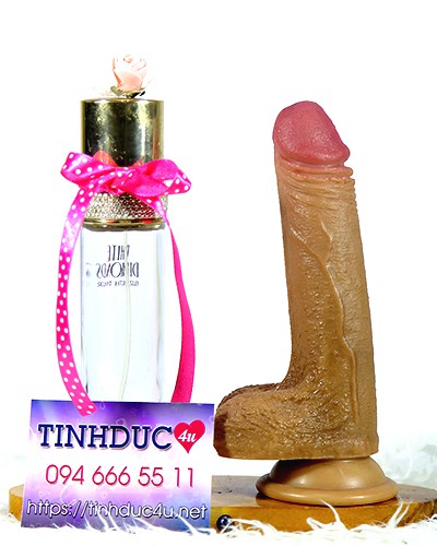 Lovetoy Natural Cock silicon mềm mịn 7 inch hít tường