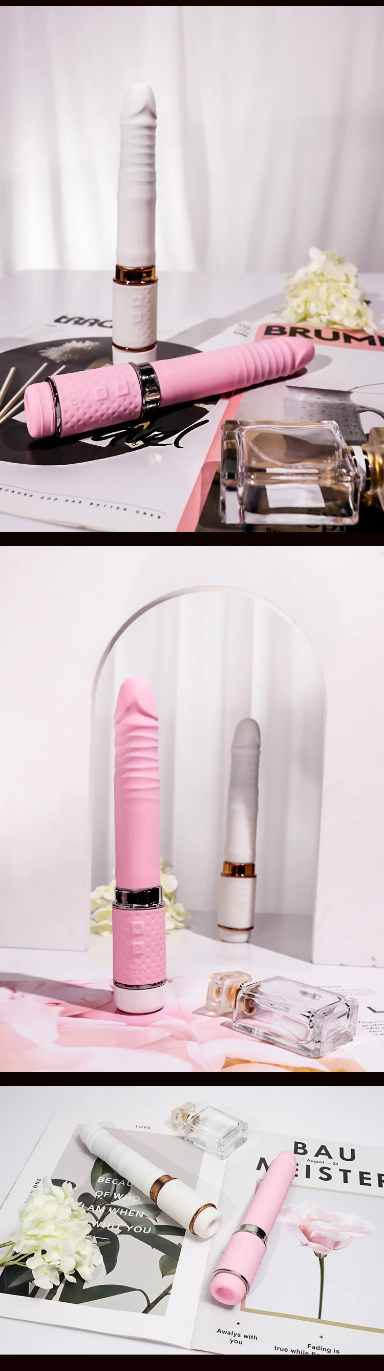 Yeain LeTeam Telescopic massage vùng kín thụt hút cực khoái phái đẹp