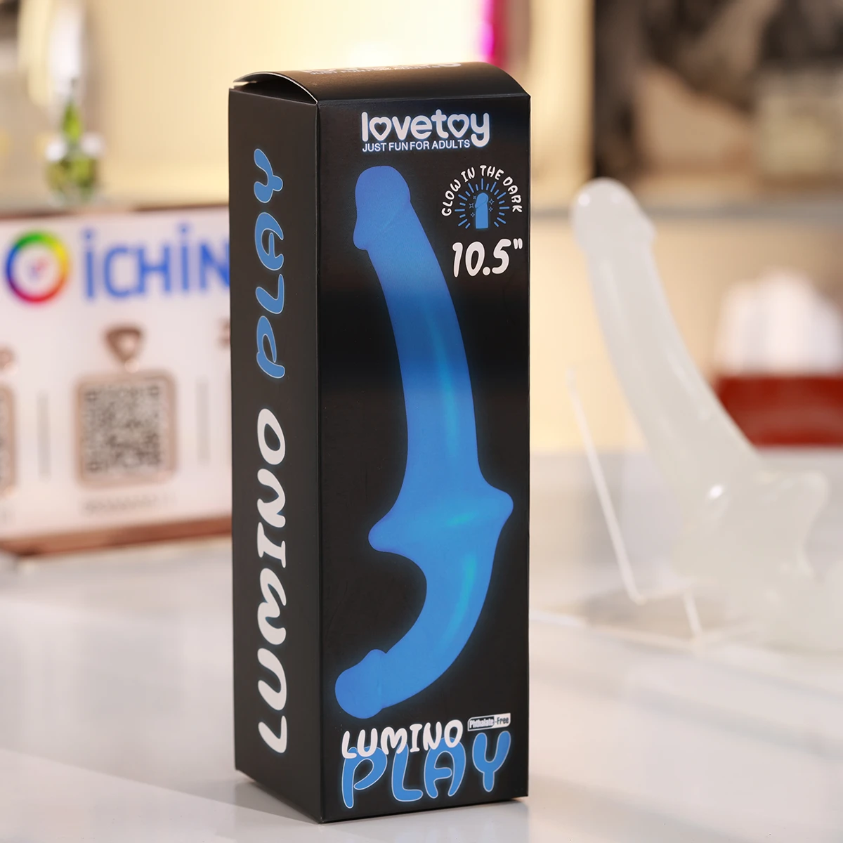 Dương vật giả Lovetoy Lumino Play 2 đầu phát quang đêm cho les