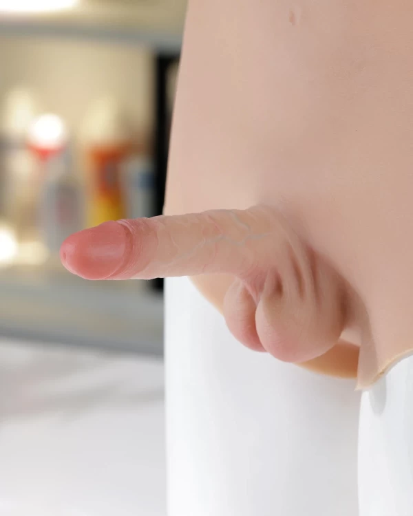 Quần Silicone Lót Nhung Jiuai Có Dương Vật Đặc Ruột Cho Les 