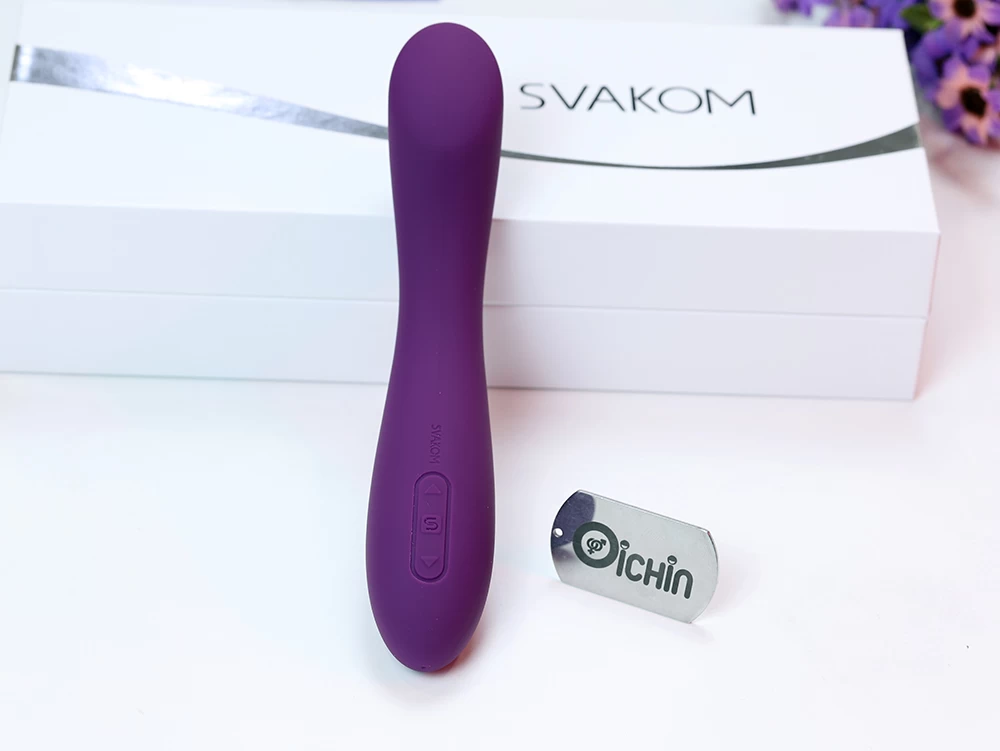 SVAKOM AMY 2 Curved Intelligent Silicone Vibrator G-Spot Stimulation