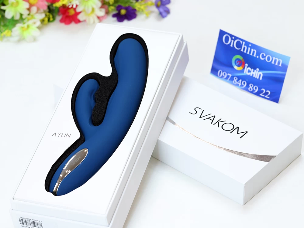 Máy rung SVAKOM AYLIN sóng kích thích đầu rung âm đạo âm vật cực mạnh