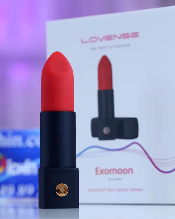 Lovense Exomoon máy rung son môi Bluetooth nhỏ gọn tiện lợi