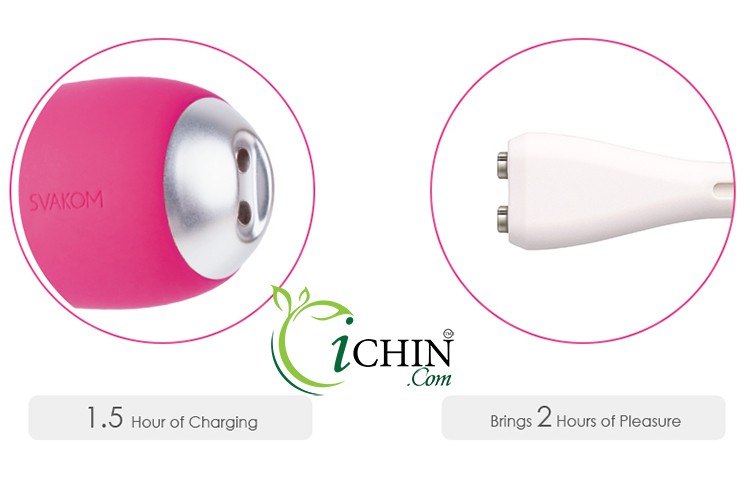 Svakom IRIS mini rung mạnh mẽ 5 chế độ silicon mềm mại