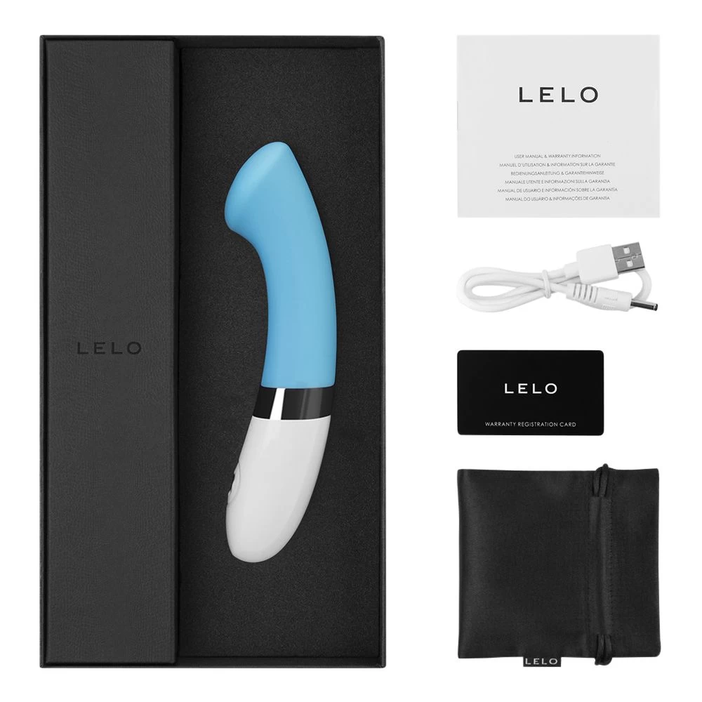 Lelo Gigi 2 phiên bàn màu xanh đầy đủ