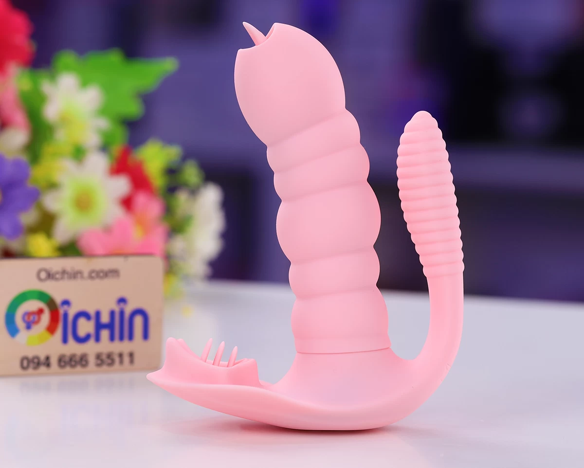 Secwell Caterpillar máy rung liếm 3 điểm kích thích cực mạnh Secwell Caterpillar máy rung liếm 3 điểm kích thích cực mạnh