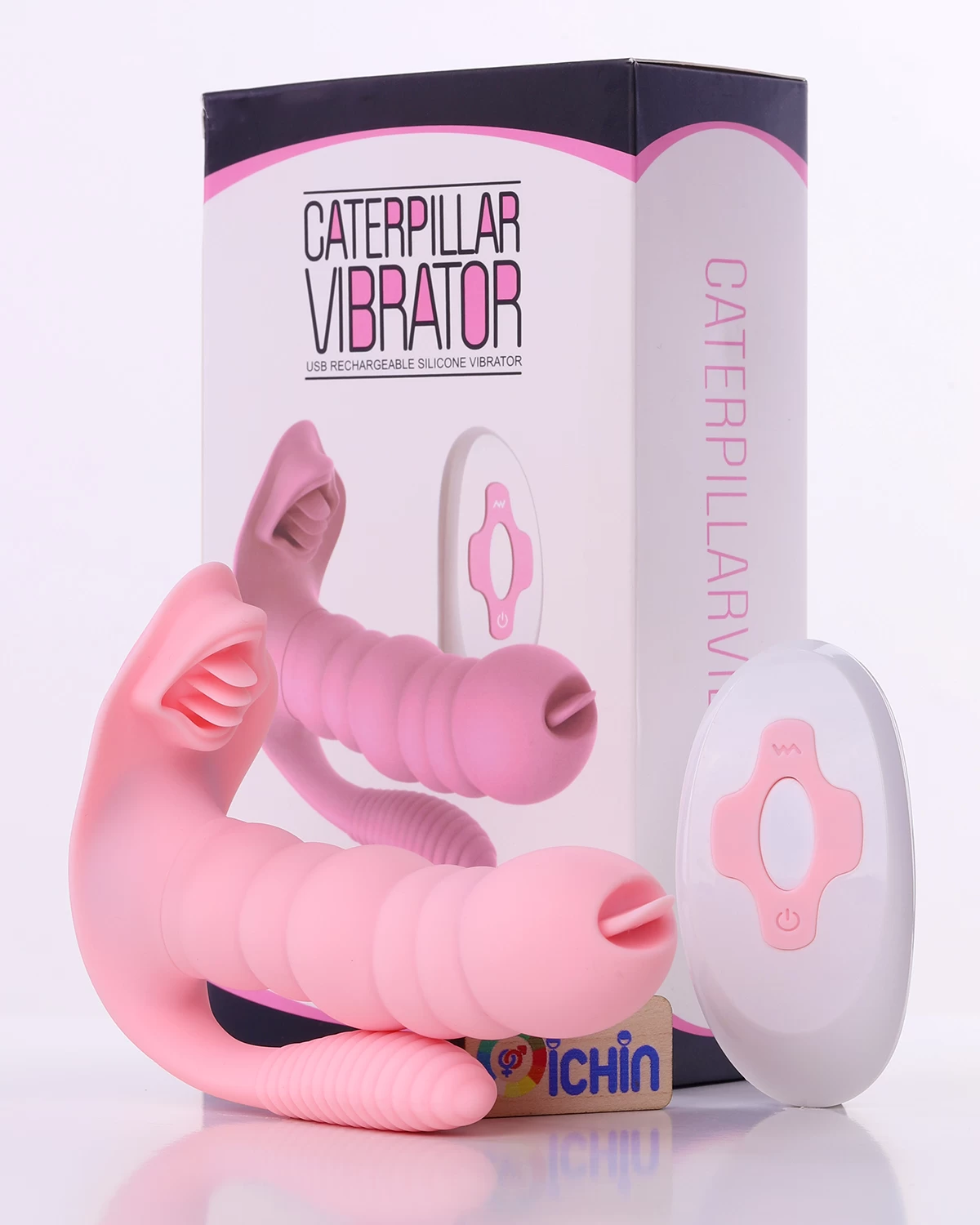 Secwell Caterpillar máy rung liếm 3 điểm kích thích điểm nhạy cảm