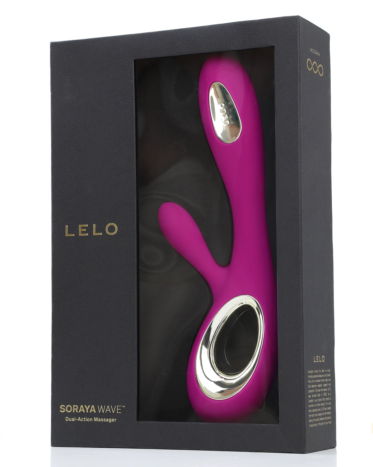 Lelo Soraya Wave tai thỏ rung ngoáy 8 chế độ siêu mạnh mẽ từ Thụy Điển