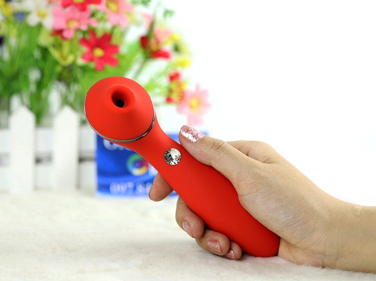 KISTOY Elizebeth máy massage tình yêu rung 2 đầu hút thổi 30 chế độ